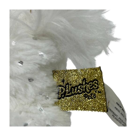 P.Lushes Pets Bianca Blings Dog Plush 6" Gund 2021 Stuffed Animal Toy White Blue - Picture 8 of 13
